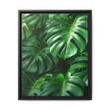 Monstera Elegance: Floating Leaves Fine Art Print
