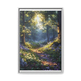 Enchanted Forest Glade: Luminous Fine Art Print
