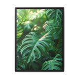 Monstera Delicacy - Ethereal Overhead Leaves Art Print