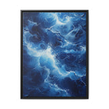 Ocean Serenity: Glittering Waves on Museum-Grade Print