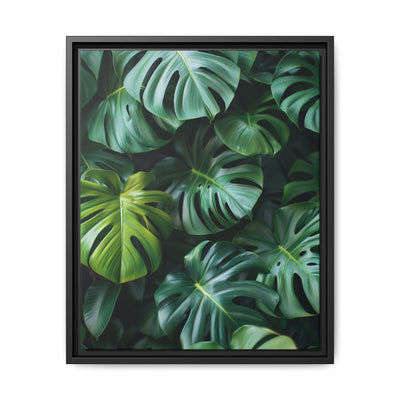Floating Monstera Delight - Serene Nature Art Print