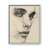 Japandi Minimalist One-Line Art Portrait - Museum Grade Print