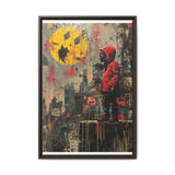 Banksy-Inspired Urban Rebellion Art Print - Museum Grade Paper