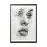 Japandi Minimalist One-Line Art Portrait - Museum Grade Print