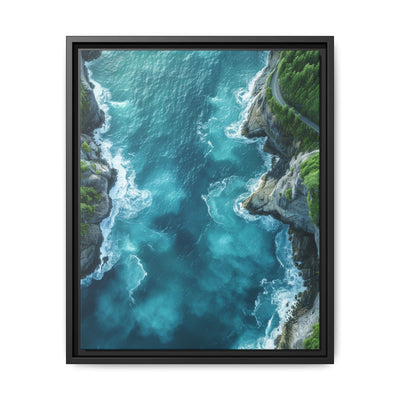 Coastal Serenity - British Columbia Highway Aerial View Print