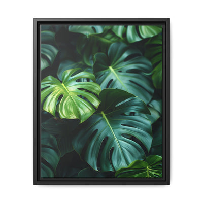 Floating Monstera Delight - Elegant Nature Print on Premium Paper
