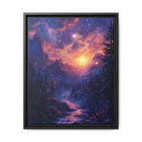 Enchanted Cosmic Forest - Neon Psychedelia Fine Art Print