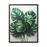 Monstera Dreams: Ethereal Floating Leaves Fine Art Print