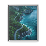 Coastal Serenity: Aerial View BC Highway - Limited Edition Print