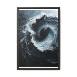 Yin-Yang Swirl - High Contrast Abstract Art Print