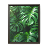 Monstera Elegance: Floating Leaves Fine Art Print