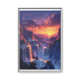 Trippy Neon Space Nature - High-Def Celestial Art Print
