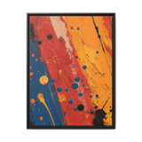 Vibrant Splatter: Pollock-Inspired Abstract Expressionist Print