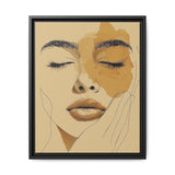 Japandi-Inspired Minimalist One-Line Art Portrait on Fine Art Paper