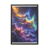 Galactic Garden: Luminous Nebula & Alien Flora Art Print