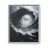 Yin Yang Harmony: High-Contrast Abstract Art Print