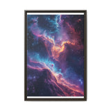 Stellar Wonders: Neon Space Nature Art Print - 4K Detail