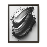 Abstract Monochrome Swirls Art Print - Museum Quality