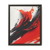 Chaotic Red and Black Abstract Energy - Fine Art Print 8K