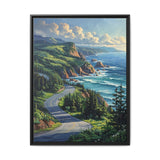 Coastal Dreamscape: BC Highway Aerial View - Limited Edition Print