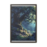 Enchanted Forest Bioluminescence - Premium Illustrated Art Print