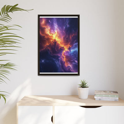 Galactic Dreamscape: Neon Nebula Art Print - Ultra HD Museum Quality