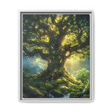 Enchanted Forest Fantasy - Luminescent Moss Canvas Art Print