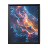Stellar Garden: Neon Cosmos Nature Art Print - Museum Grade