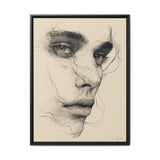 Japandi Minimalist One-Line Art Portrait - Museum Grade Print