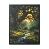 Enchanted Forest Dreamscape - Vibrant Whimsical Wall Art Print