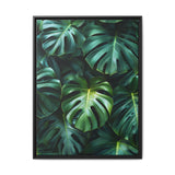 Floating Monstera Dreams - Serene Aerial Leaf Art Print