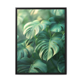 Serene Monstera Delicacy - Aerial Art Print on Museum Grade Paper