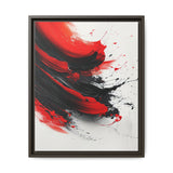Abstract Energy - Vivid Red and Black Fine Art Print, 8K Detail