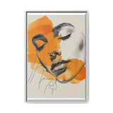 Japandi-Inspired Minimalist One-Line Art Portrait - Museum Quality Print