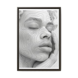 Japandi-Inspired Minimalist One-Line Art Portrait - Fine Art Print