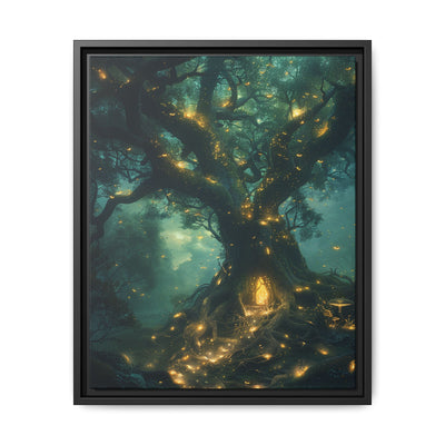 Enchanted Forest Bioluminescence - Premium Art Print