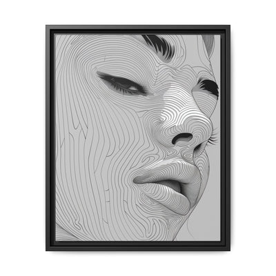 Japandi-Inspired Minimalist One-Line Art Portrait - Museum Grade Print