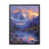 Twilight Majesty: Alpine Splendor Landscape Fine Art Print