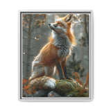 Majestic Fox in Enchanted Forest - Premium Art Print