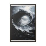 Yin Yang Harmony: High-Contrast Abstract Art Print