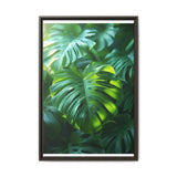 Floating Monstera Delight - Serene Nature Art Print
