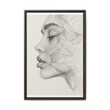 Japandi Minimalist One-Line Art Portrait - Fine Art Print