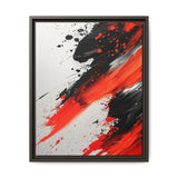 Abstract Fury: Vivid Red & Black Chaos - High-Detail 8K Fine Art Print
