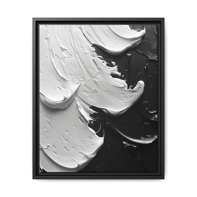 Monochrome Elegance: Abstract Swirls - Fine Art Print