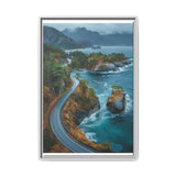 Coastal Elegance: Aerial BC Highway - Museum Grade Print