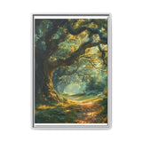 Mystical Forest Canopy: Enchanted Woodland Art Print