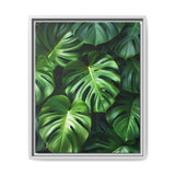 Floating Monstera Delicacy - Serene Botanical Art Print
