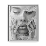 Japandi Minimalist Ink Portrait - Fine Art Museum Grade Print