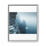 Misty Dawn Cliffs: Cinematic Coastal Landscape Fine Art Print