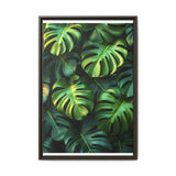 Floating Monstera Dreams - Minimalist Aerial Art Print